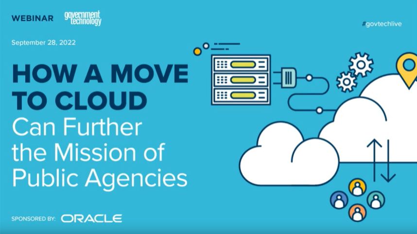 Government Technology webinar about cloud and public-agency missions